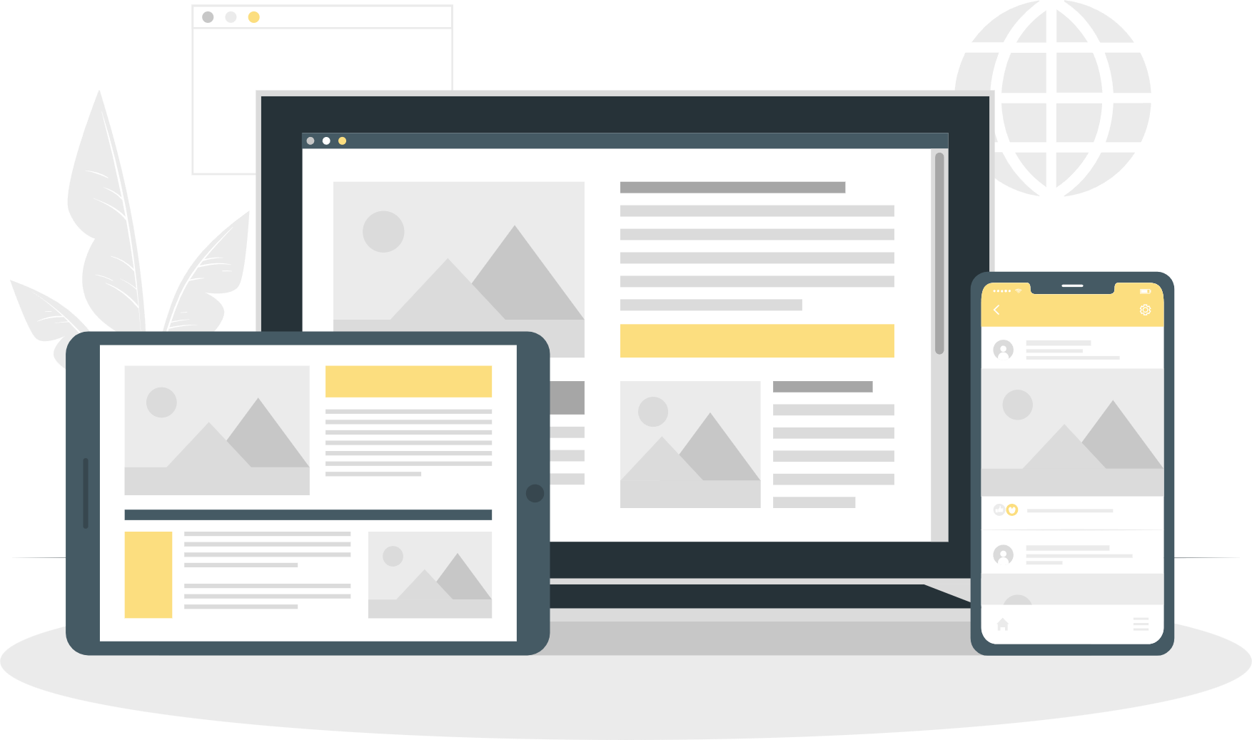 AI illustration showing network connections